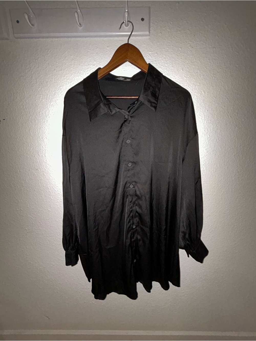 Women’s Classic Black Button-Up Shirt
